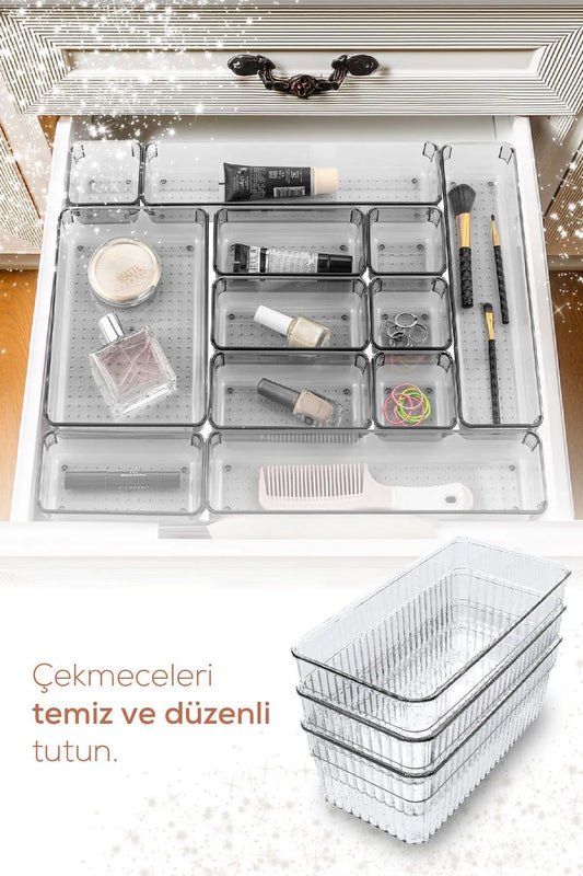 12'li Dolap Içi - Çekmece Içi Takı Makyaj Düzenleyici Organizer